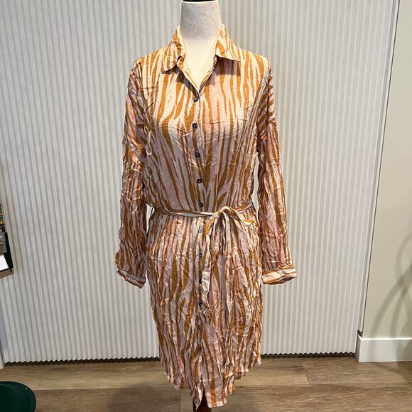 VICI Women's Button Up Shirt Dress Size S - Picture 1 of 8